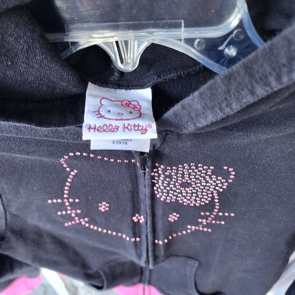 Girls Hello Kitty Hoodie Zipper Jacket Size M(10) - Picture 4 of 5